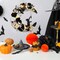 Greentek; Halloween Wreath for Front Door, Flower Moon Cat Spooky Autumn Wreath, 13.7 x 9.8 Inch Handmade Halloween Home Door Wall Decoration for Indoor Outdoor Seasonal Decor; Category:Halloween Wreaths & Garlands; Image:4